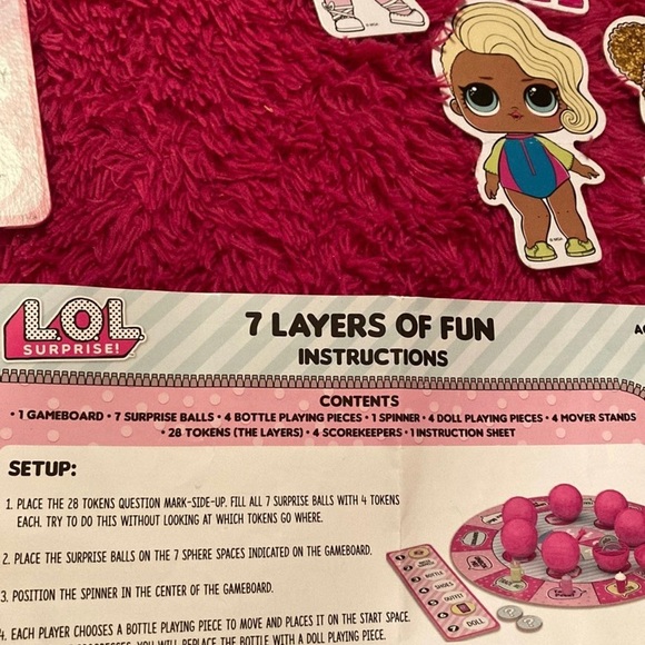 LOL! Surprise 7 Layers of Fun Board Game - Picture 8 of 12